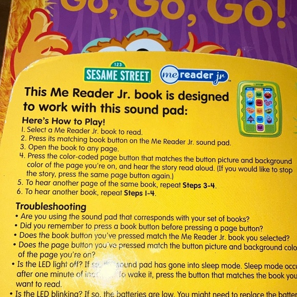 Sesame Street Me Reader Jr. Book Set - great books & can work with a sound pad - Picture 13 of 16